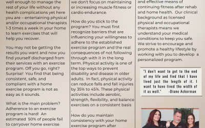 Life after Rehab and Home Health: Encouraging Safe and Active Aging