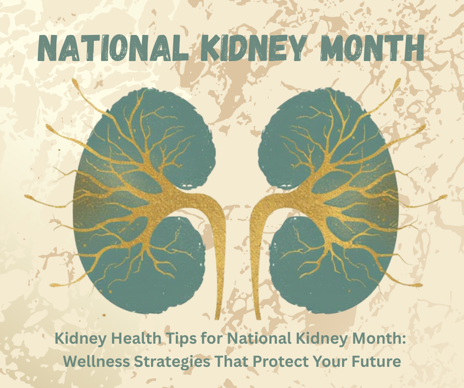 Stylized Kidneys with Energetic Gold Veins
